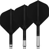 Target K-Shift Black No2 Spinning Integrated Flights & Shafts