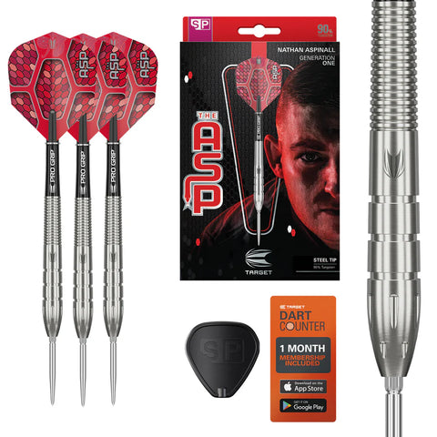 Target Nathan Aspinall "The ASP" Steel Tip Dart Set