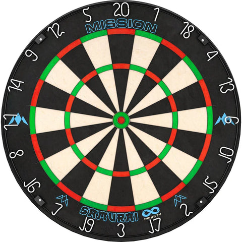 Mission Samurai Infinity Dartboard - Professional Board