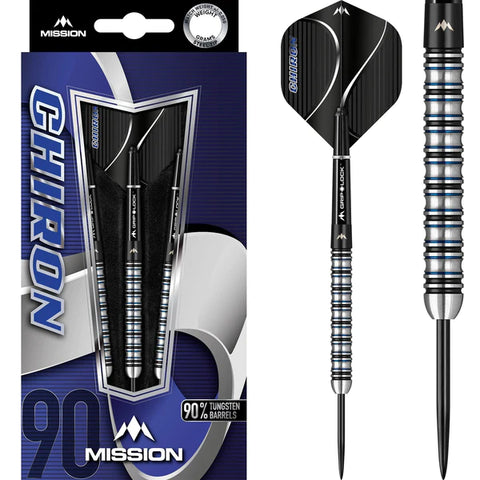 Mission - Mission Chiron Darts - Steel Tip - M1 - Electro Black & Blue
