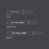 Pro Grip Spin Dart Stems / Shafts (3 Sets) by Target Black/Clear
