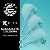Target Japan Logo Aqua K-Flex No2 Integrated Flights & Shafts