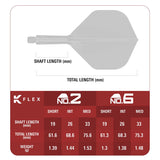 Target Japan Logo Aqua K-Flex No2 Integrated Flights & Shafts