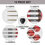 STEPHEN BUNTING GEN 5 95% TUNGSTEN SP STEEL TIP DARTS BY TARGET