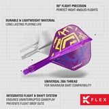 LUKE LITTLER WORLD CHAMPION NO. 6 K-FLEX ONE PIECE DART FLIGHTS BY TARGET