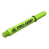 Pro Grip Dart Stems / Shafts (3 Sets) by Target (9 Shafts Total) Lime Green