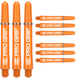 Pro Grip Dart Stems / Shafts (3 Sets) by Target (9 Shafts Total) Orange