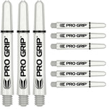 Pro Grip Dart Stems / Shafts (3 Sets) by Target (9 Shafts Total) White