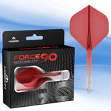 Mission - Mission Force 90 - New Moulded Flight & Shaft System - Transparent Red - Standard No2