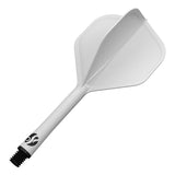 FLIGHT DECK TRICOLOUR ONE PIECE DART FLIGHT AND SHAFT SYSTEM BY SHOT