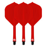 FLIGHT DECK RED ONE PIECE DART FLIGHT AND SHAFT SYSTEM BY SHOT