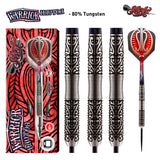 Warrior Hautoa 80% Tungsten Steel Tip Darts by Shot