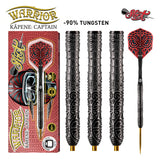 WARRIOR KAPENE 90% TUNGSTEN STEEL TIP DARTS BY SHOT