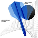 Harrows Solo No6 Integrated Flights & Shafts (Multiple Colours)