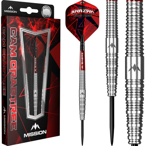 Mission Cam Crabtree Darts - Steel Tip - 95% - Natural - 23 grams