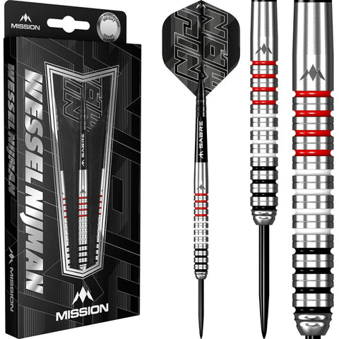 Mission Wessel Nijman Darts - Steel Tip - 95% - Natural - 23g