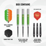 Shot Pro Series Willie O'Connor Turbo Point 90% Tungsten Steel Tip Darts