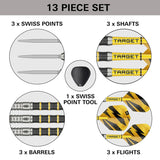 Target Buzz 02 Swiss Point 90% Tungsten Steel Tip Darts