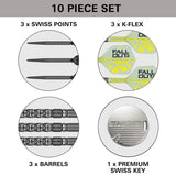 Target Luke Littler Fallout Swiss Point 90% Tungsten Steel Tip Darts