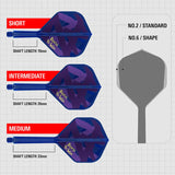 Target Luke Littler World Champion 2026 K-Flex Integrated Flights & Shafts No2