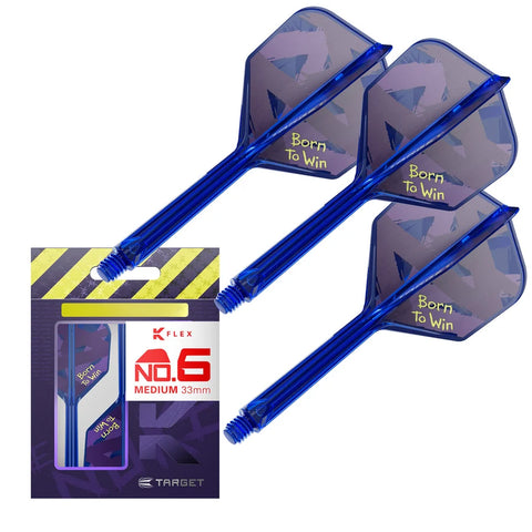 Target Luke Littler World Champion 2026 K-Flex Integrated Flights & Shafts No6