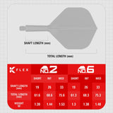 Target K-Flex Press Start No2 Integrated Flights & Shafts