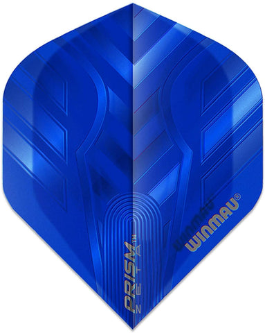 Winmau Premium Thick Flights - Zeta Blue