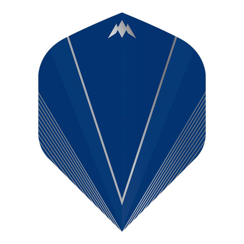 Mission Shades Dart Flights - 100 Micron - No6 - Shape - Blue
