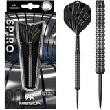Mission - Mission Spiro Darts - Steel Tip - Graphite PVD - M1 - Black