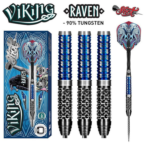 Viking Raven 90% Tungsten Steel Tip Darts by Shot