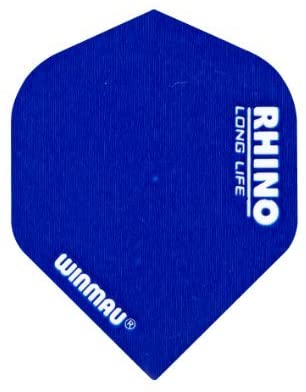 Winmau Rhino Long Life Thick Flights - Blue