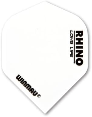 Winmau Rhino Long Life Thick Flights - White