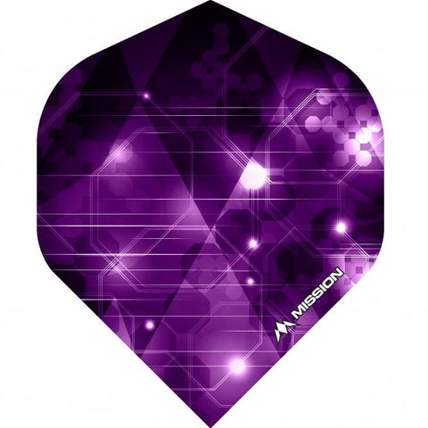 Mission Astral Dart Flights - 100 Micron - No2 - Std - Purple