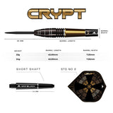 Mission Crypt Steel Tip M1 Steel Tip Darts - 24g